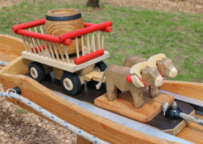 Holzspielzeuge zum Waldlehrpfad - arbor Konzepte
